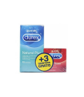 ANTICONCEPTIVOS - Durex  Natural Plus 12 Ud + Sensitivo Confort Preservativos 3 Ud. - 