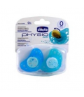 Chupetes Chicco - CHUPETE CHICCO PHYSIO AZUL 0M+ 2 UD - 