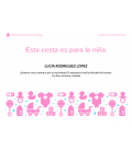 Canastillas de Bebé - Canastilla bebé Premium en rosa - 